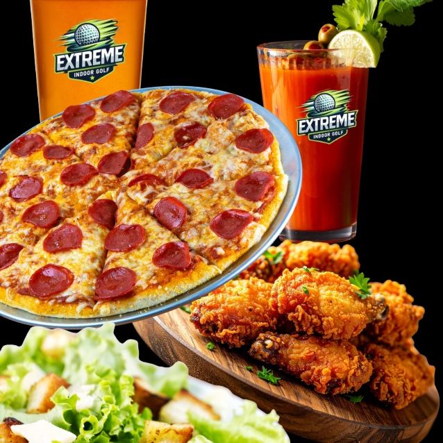 Food and drinks at Putter's Pub